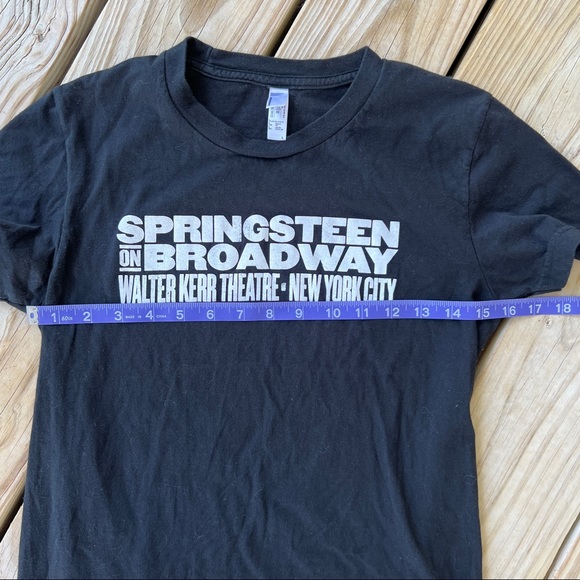 Bruce Springsteen Broadway tour shirt Walter Kerr theater black youth L or XS - Picture 3 of 6